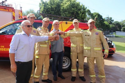 Repasse de veículos e equipamentos reforça capacidade operacional do Corpo de Bombeiros e Defesa Civil de Palotina