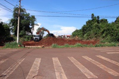 Prefeitura de Palotina inicia abertura da Rua Sargento Irio José Rottoli, no Bairro Santa Terezinha