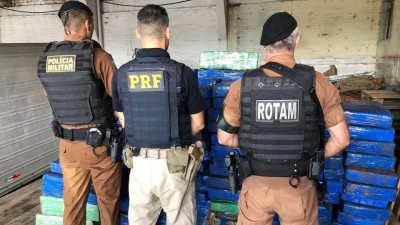 Polícia apreende 2,5 toneladas de maconha em União da Vitória