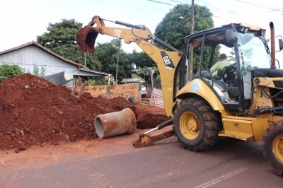 Prefeitura de Palotina implementa obras para melhorar drenagem pluvial