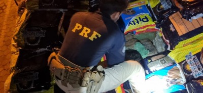 PRF apreende mais de 7 toneladas de maconha no Paraná