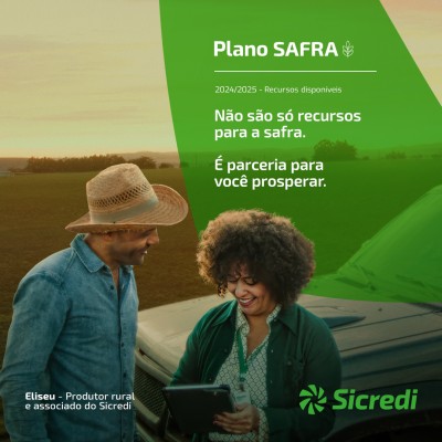 Sicredi disponibiliza R$ 66,5 bilhões no Plano Safra 2024/2025