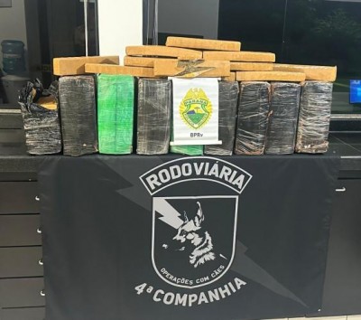 Polícia Militar do Paraná apreende mais de 200 quilos de maconha em Cruzeiro do Oeste