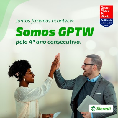 Pelo quarto ano consecutivo, Sicredi é eleito como uma das melhores empresas para trabalhar no Brasil