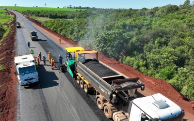 Obras do contorno viário de Palotina aceleram para 46%