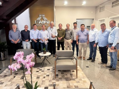 Prefeitos do CIMVAP se reúnem com representantes da Itaipu Binacional