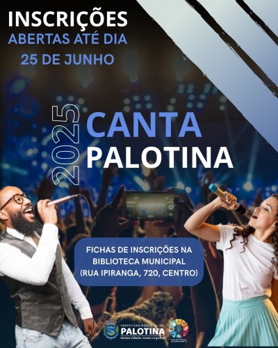 Inscrições abertas para o Festival Canta Palotina 2025