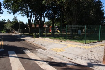Prefeitura de Palotina conclui obras de calçamento no entorno da praça do Jardim Social