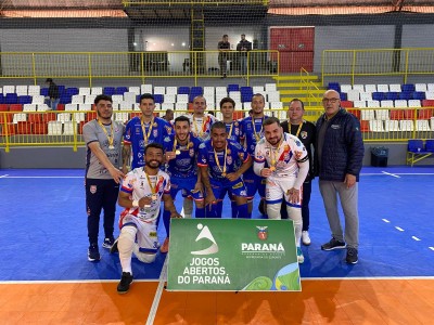 Equipes de futsal de Palotina são campeãs da Fase Regional dos Jogos Abertos do Paraná