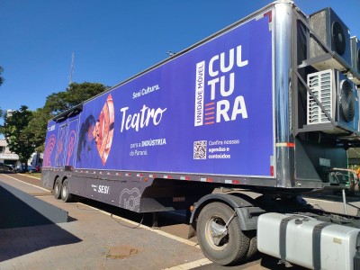 Praça Amadeo Piovesan recebe Unidade Móvel Cultural do Sesi nesta quarta-feira (30)
