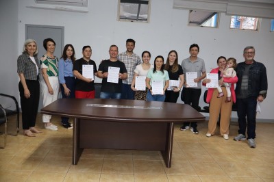 Contemplados com Política Nacional Aldir Blanc são recebidos pelo prefeito Rodrigo Ribeiro