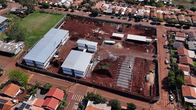 Obras do novo Colégio Estadual Domingos Francisco Zardo avançam