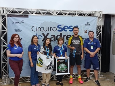 Xadrez de Palotina conquista dois títulos no Circuito SESC em Cascavel