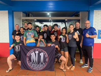 Atletas da N1 Team Palotina e N1 Team Avenida se destacam no 7º Campeonato Brasileiro de Kickboxing