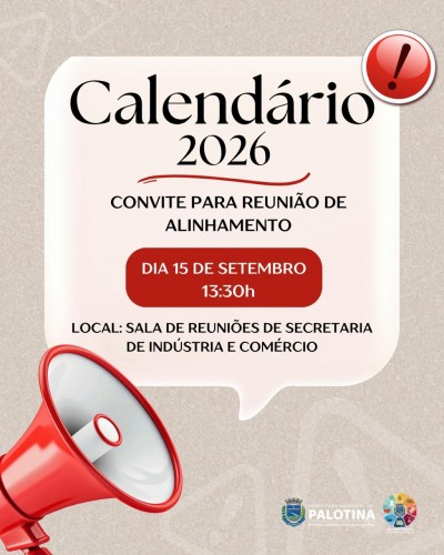 Cultura convoca entidade para organizar Calendário de Eventos de 2026