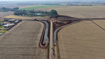 Obras do contorno viário de Palotina chegam a 72%