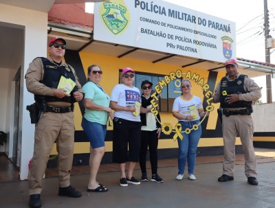 Secretaria de Saúde e Polícia Rodoviária unem forças para conscientizar sobre saúde mental em Palotina