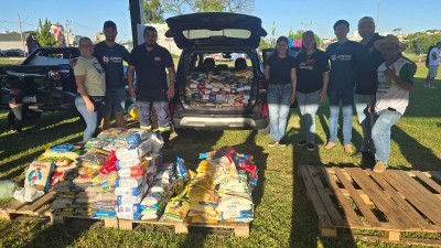 Donativos arrecadados no 2º Festival de Pesca são entregues a entidades