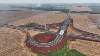 Obras do contorno viário de Palotina estão 91% concluídas