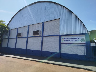 Reforma do Ginásio Zigmundo Antochychen será inaugurada nesta segunda-feira (09)