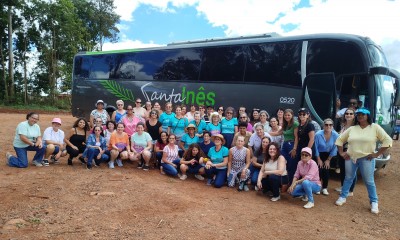 Lideranças dos Clubes da Mulher de Palotina visitam o Show Rural em Cascavel