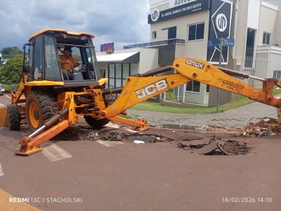Prefeitura inicia obras de restauração na Rua Arati, próximo ao Lago Municipal