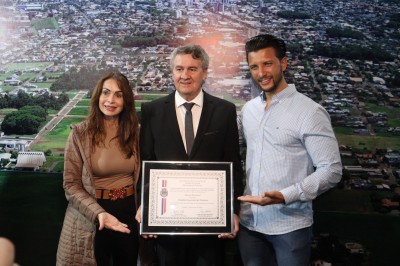 Prefeito Rodrigo Ribeiro destaca legado de Adenir Trevisan, Cidadão Honorário de Palotina 