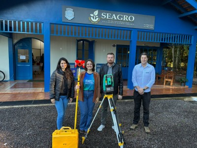 Prefeitura de Palotina investe em novo equipamento para modernizar serviços de topografia da Seagro 