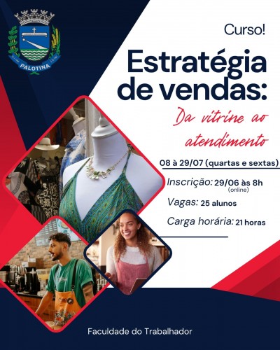 Faculdade do Trabalhador de Palotina abre inscrições para curso gratuito de Estratégia de Vendas 