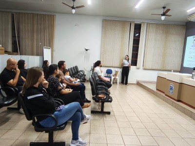 Gestantes participam de palestra sobre alimentação saudável em Palotina 