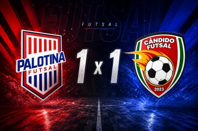 Palotina Futsal empata em 1 a 1 com Cândido Futsal pela Série Prata