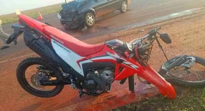Colisão frontal deixa dois feridos na PR-364, em Palotina
