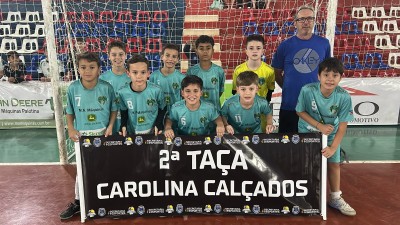 2ª Taça Carolina Calçados de Futsal Menores 2026 Teve prosseguimento