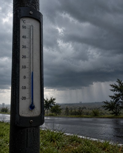 Frente fria traz chuva e derruba temperaturas no Paraná durante o feriado