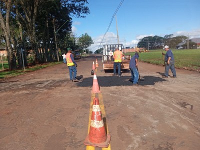 Secretaria de Obras realiza melhorias e serviços de manutenção em diferentes pontos de Palotina