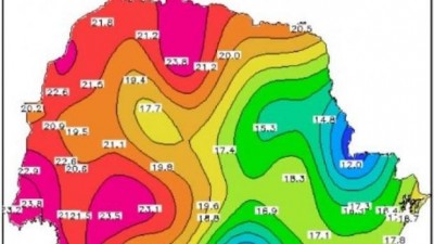 Previsão de chuva eleva temperaturas em todo o Paraná