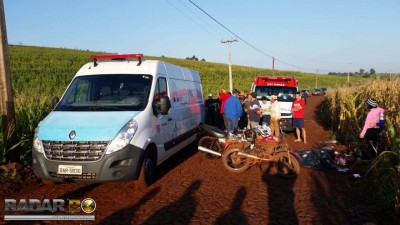 DUAS PESSOAS MORREM APÓS COLISÃO ENTRE DUAS MOTOS EM BRAGANEY