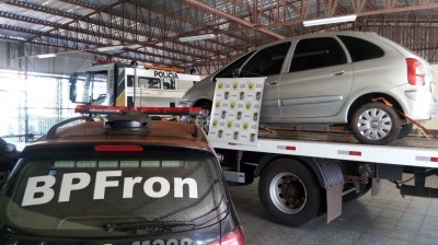 BPFron recupera em Guaíra - PR veículo roubado em Marechal Cândido Rondon