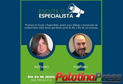 Escute o Especialista traz temas importantes aos empresários de Palotina