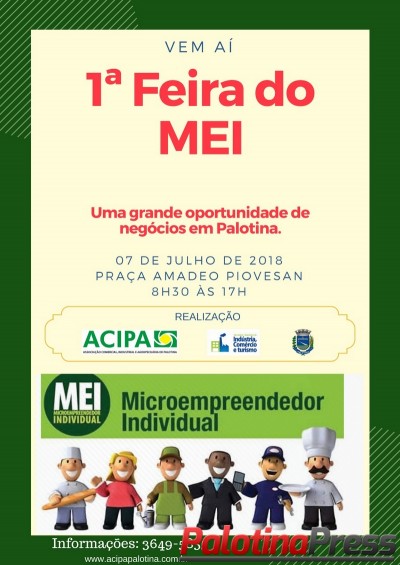 Feira do MEI acontece sábado em Palotina