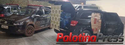 BPFron apreende veículo com contrabando na cidade de Guaíra durante Operação Fronteira Blindada