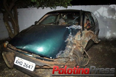 Condutor com sinais de embriaguez é detido após acidente entre Palotina e Maripá