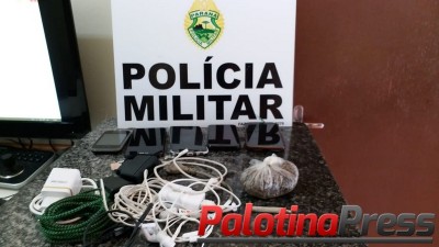 ROTAM do 19ºBPM e RPA de Palotina realizam bate grade na cadeia Pública. Entorpecentes e Celulares foram apreendidos