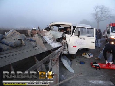 GRAVE ACIDENTE DE TRÂNSITO DEIXA NOVE FERIDOS ENTRE SANTA HELENA E DIAMANTE DO OESTE