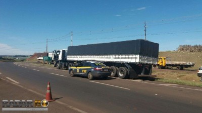 PRF APREENDE CARRETA COM CIGARROS CONTRABANDEADOS EM MARECHAL RONDON