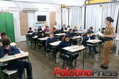 Palotina e Polícia Militar iniciam o PROERD nas escolas municipais e particulares